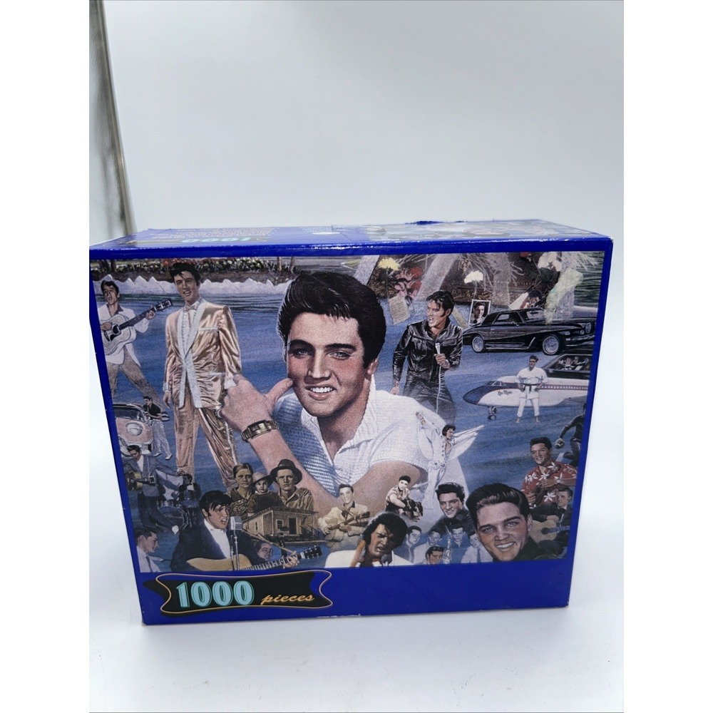 Elvis Presley 1000 Piece Jigsaw Puzzle Photo 2002 Hoyle 19 1/4"x 26 3/4"